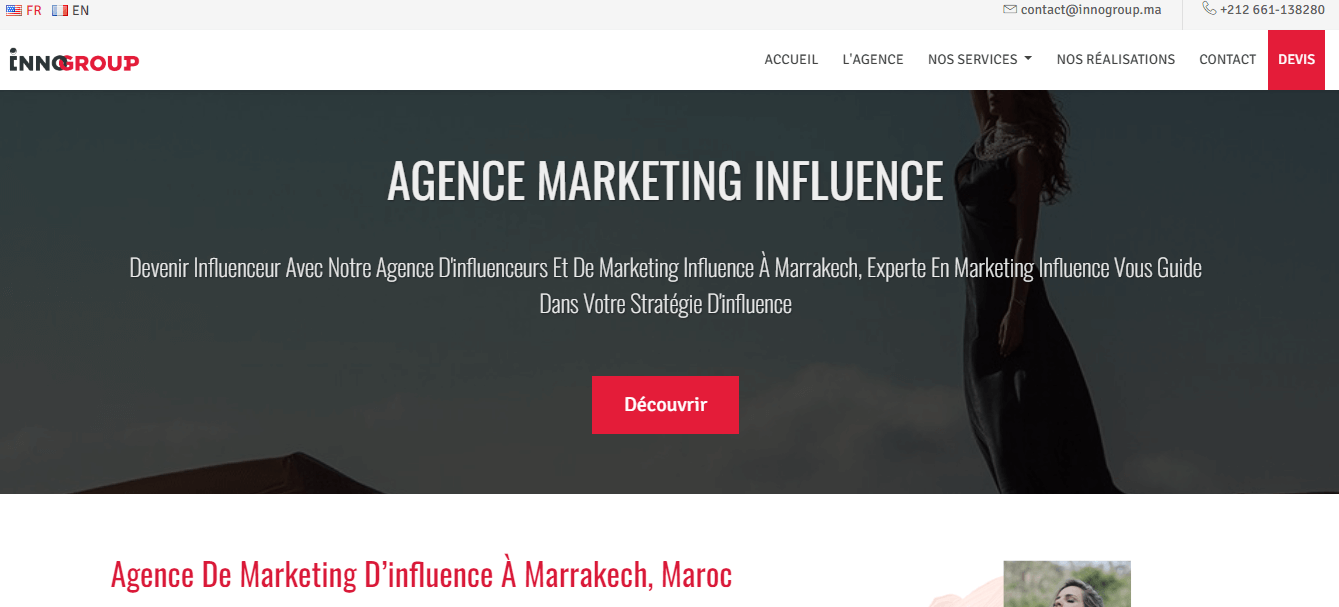 INNOGROUP agence marketing d'influence 