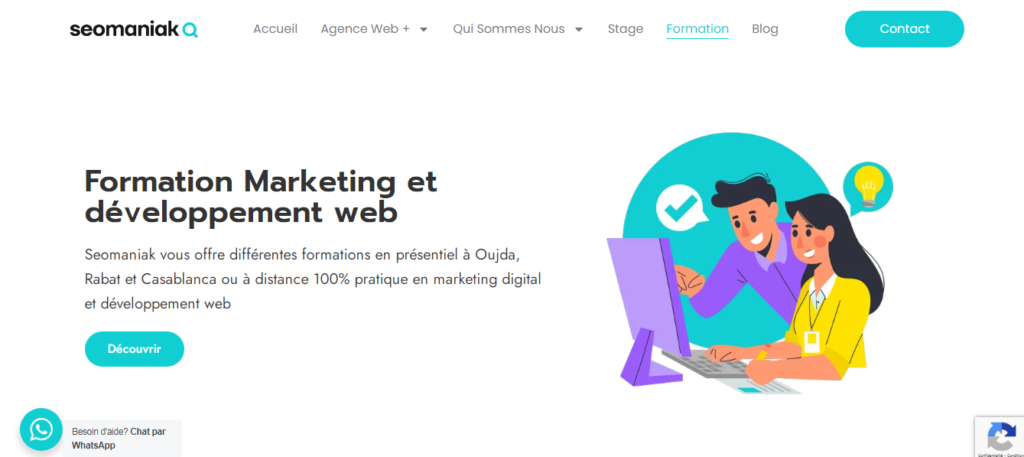 formation en marketing digital maroc seomaniak