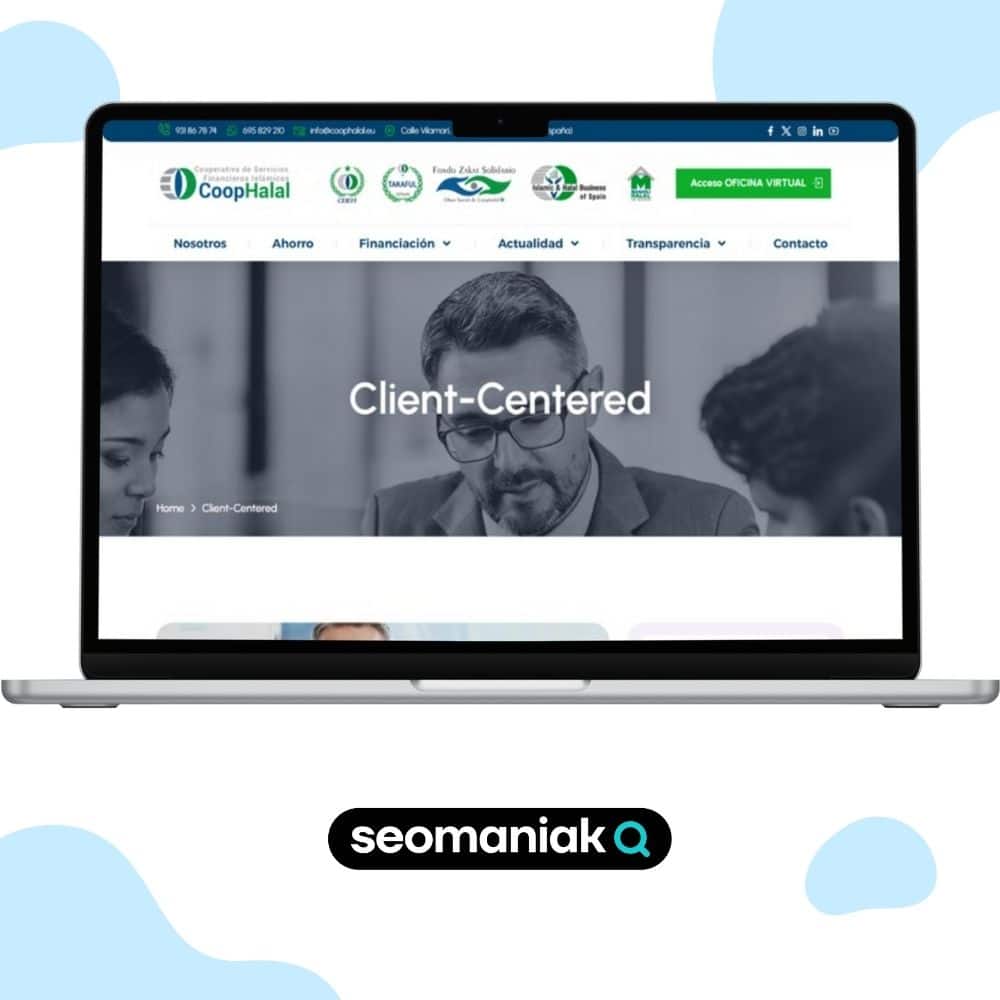 Création de site web et référencement local pour CoopHalal par Seomaniak