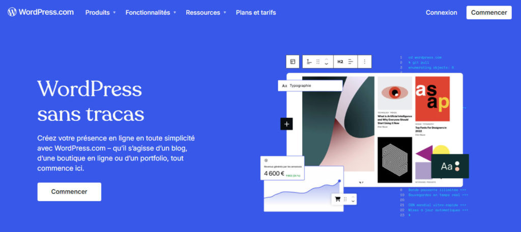 Capture d’écran de l’interface WordPress utilisée par l’agence Seomaniak pour créer des sites web optimisés au Maroc