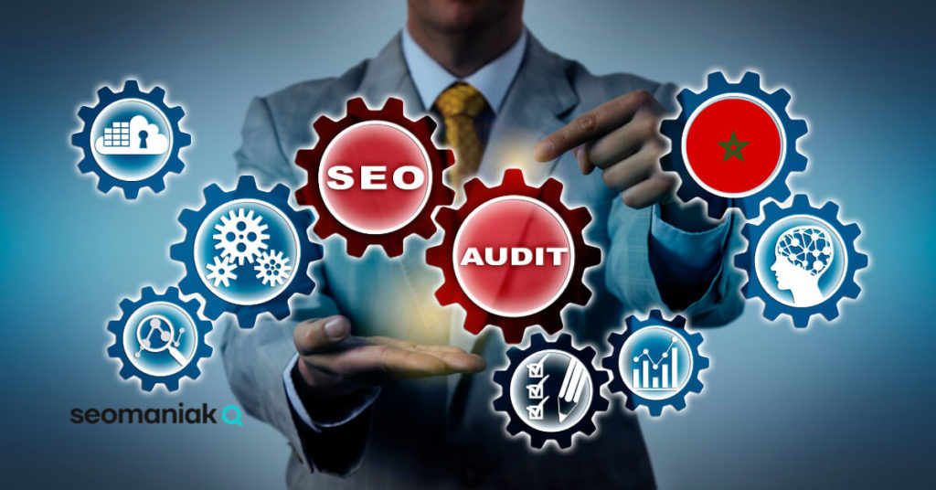 Infographie illustrant le rôle d’une agence SEO au Maroc, avec des éléments de stratégie digitale