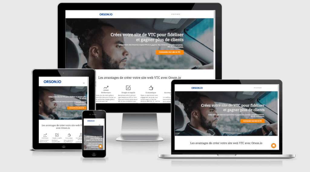 Modèle de design responsive pour site web professionnel au Maroc, adapté aux mobiles et tablettes