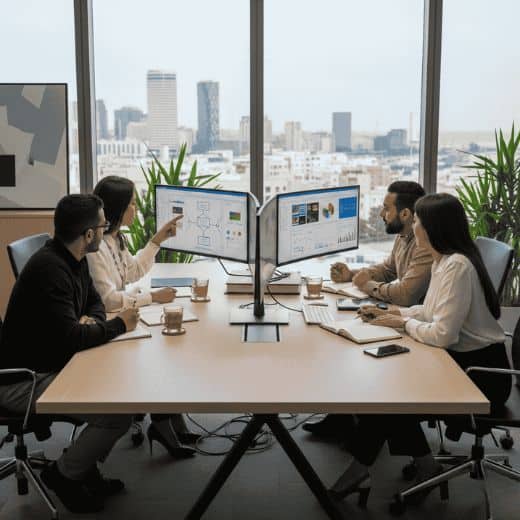 Agence web Seomaniak Tanger réunion équipe stratégie marketing digital